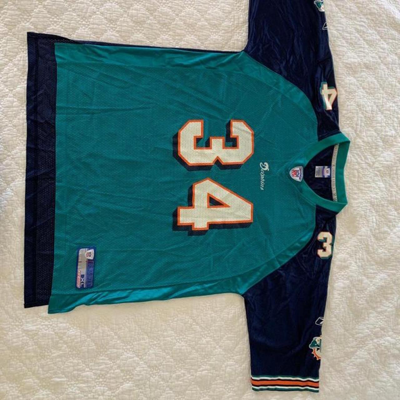 Reebok NFL R Williams 34 Miami Dolphins Jersey Men - Depop