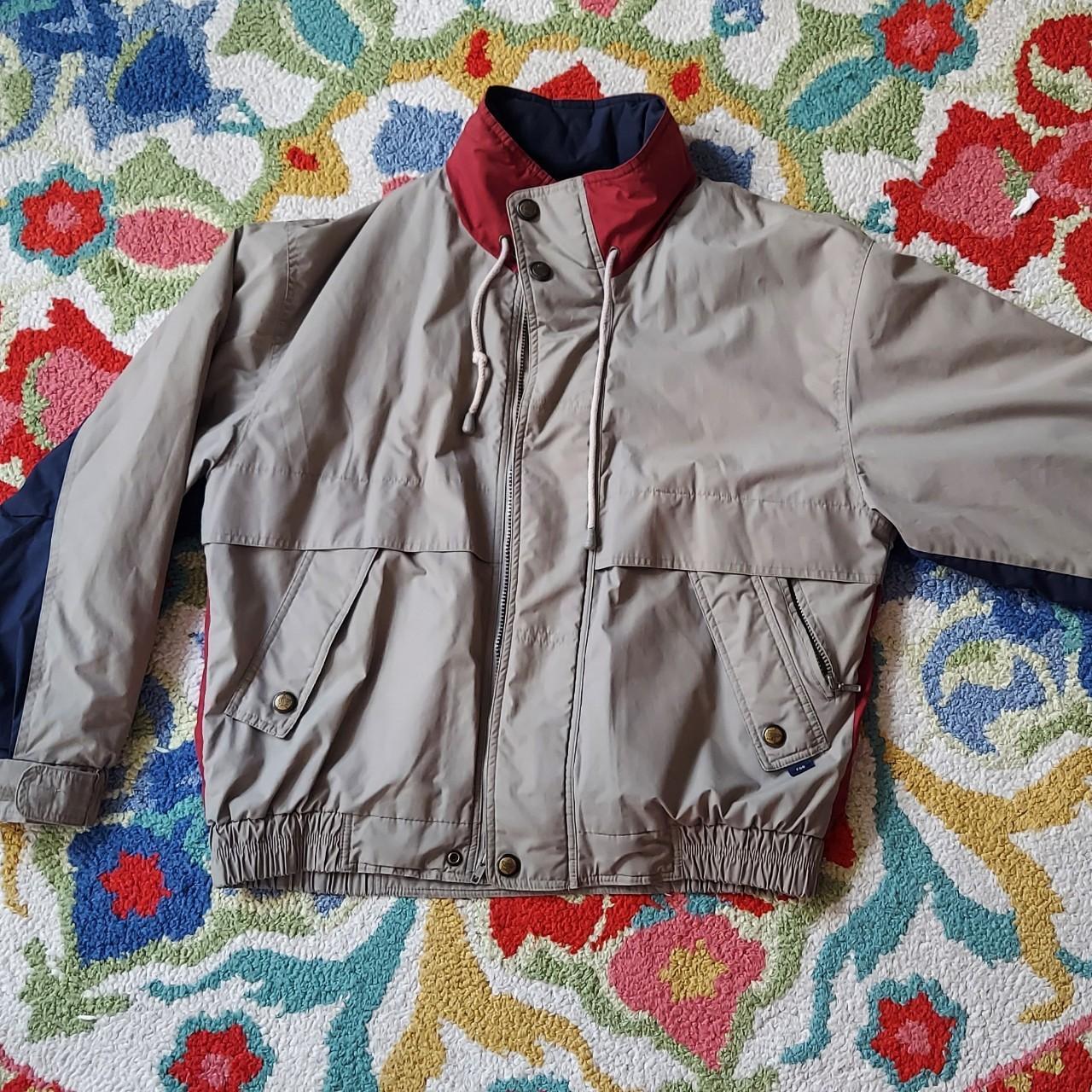 London Fog Men's Windbreaker Jacket - Grey/Red - … - image 1