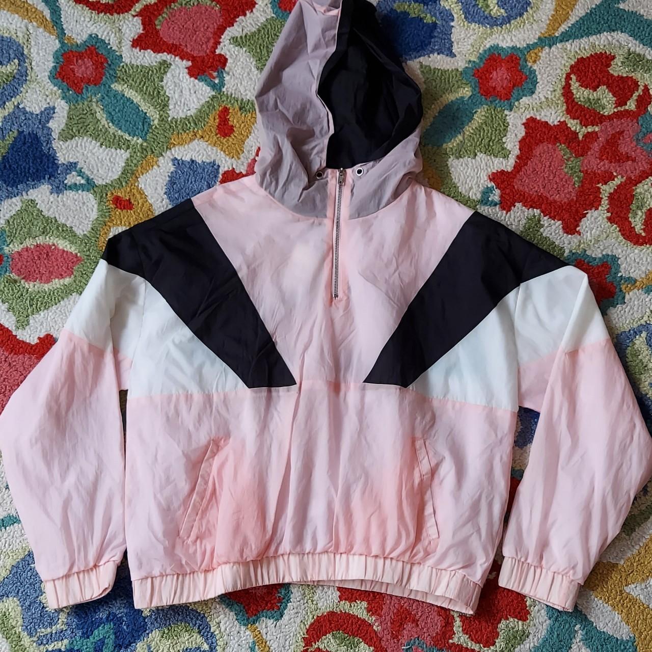 Pink windbreaker forever 21 best sale