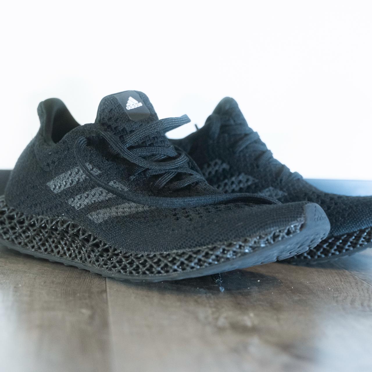 Adidas Futurecraft 4D 'Black Carbon' Size: Depop