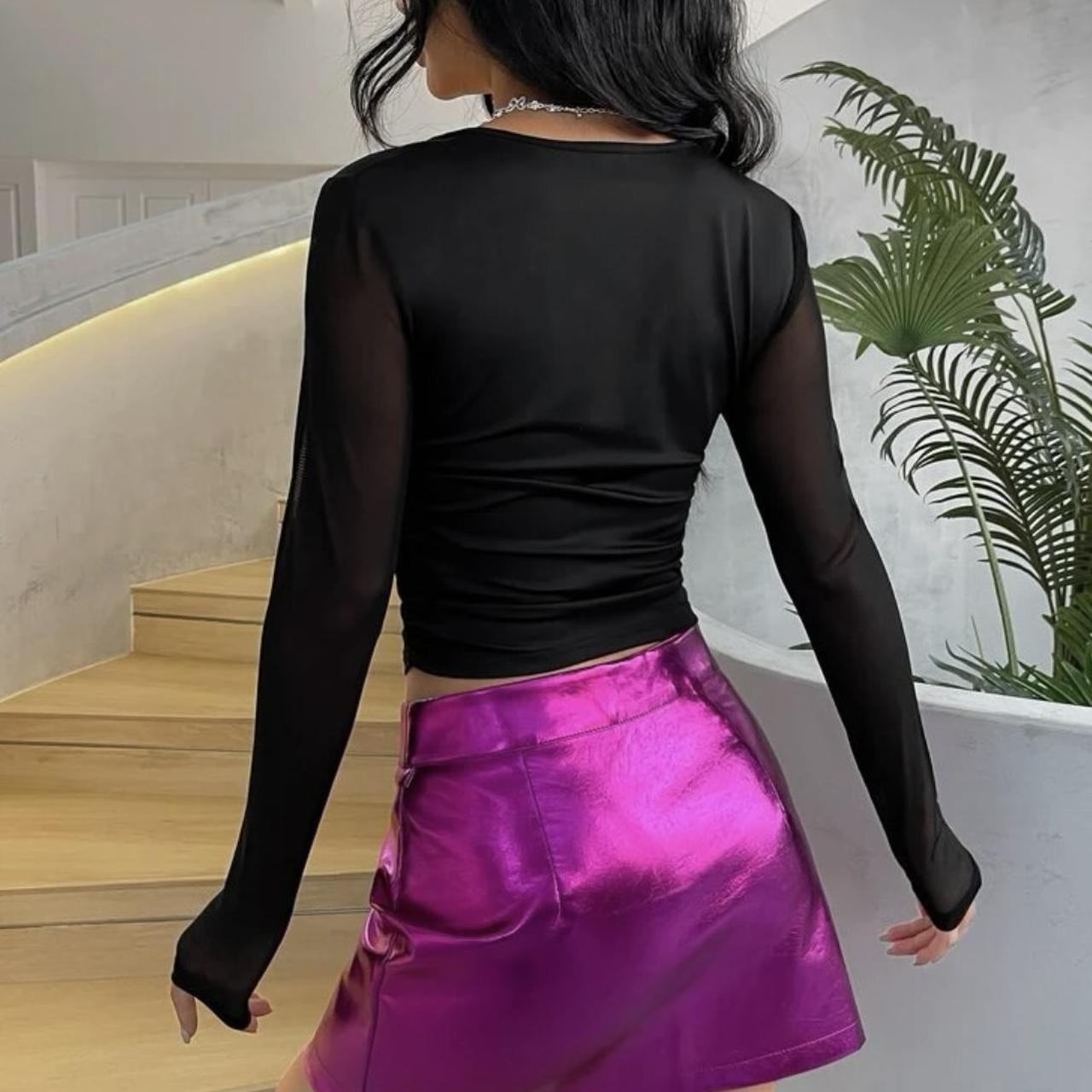 Black Sheer Crop Top 🪩 • Women’s Size XS Or 0 •... Depop