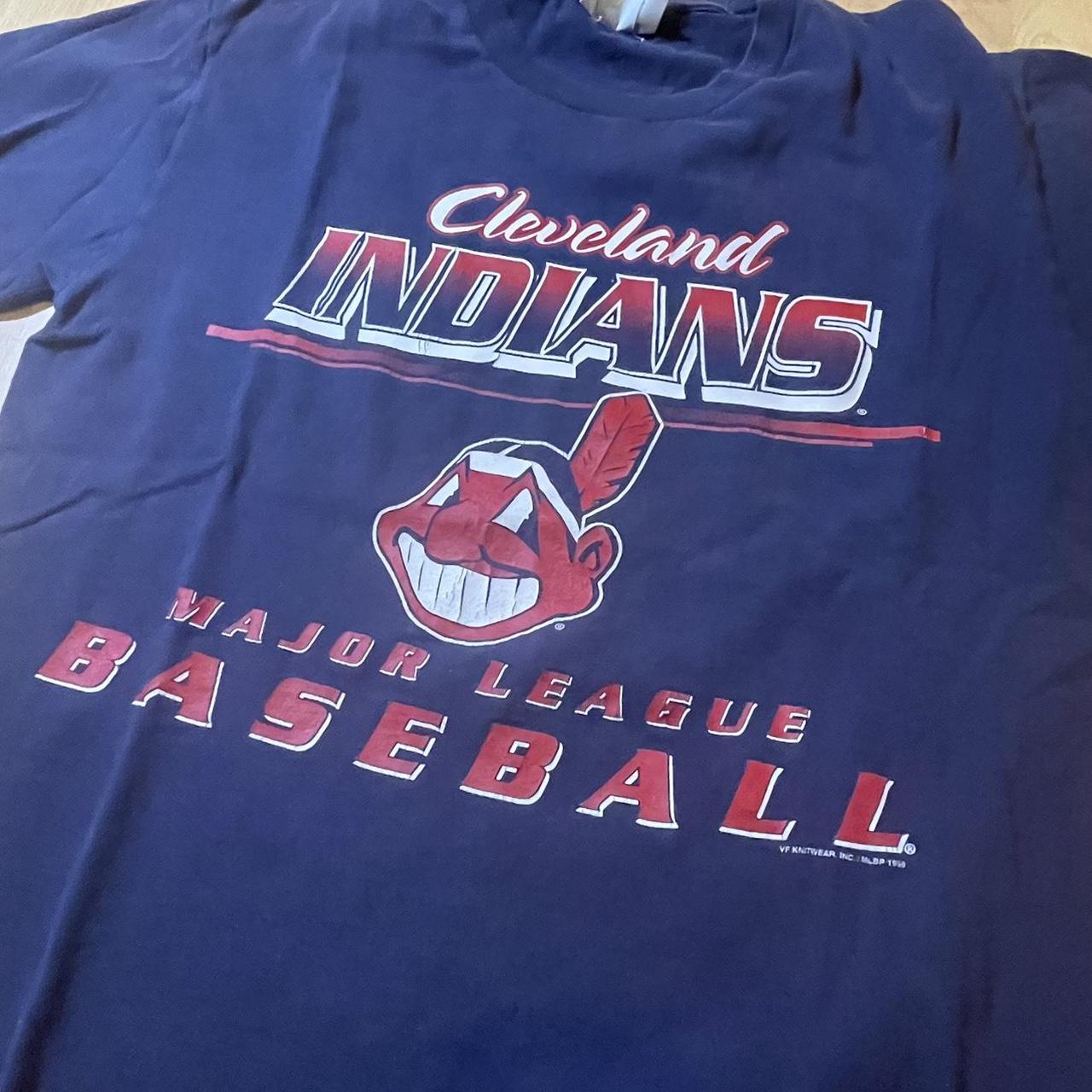 Cleveland Indians Jersey Vintage 90s Baseball - Depop