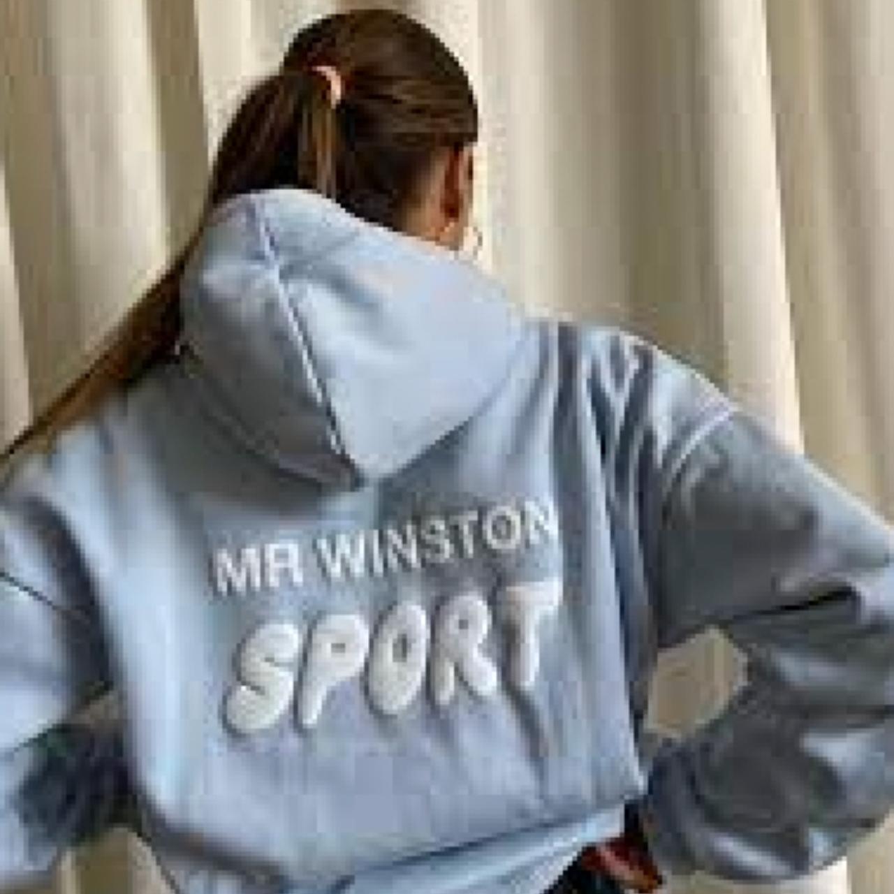 Mr Winston Women's Blue Jacket | Depop