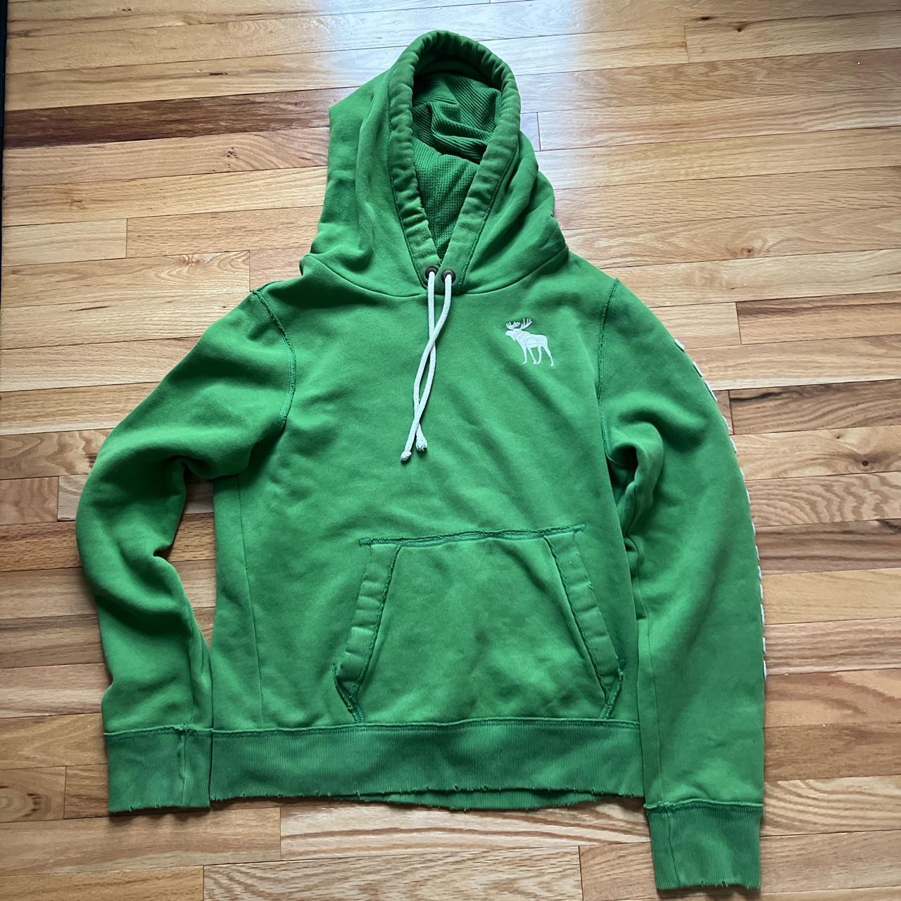 Abercrombie hoodie fits like medium Retro/vintage... - Depop