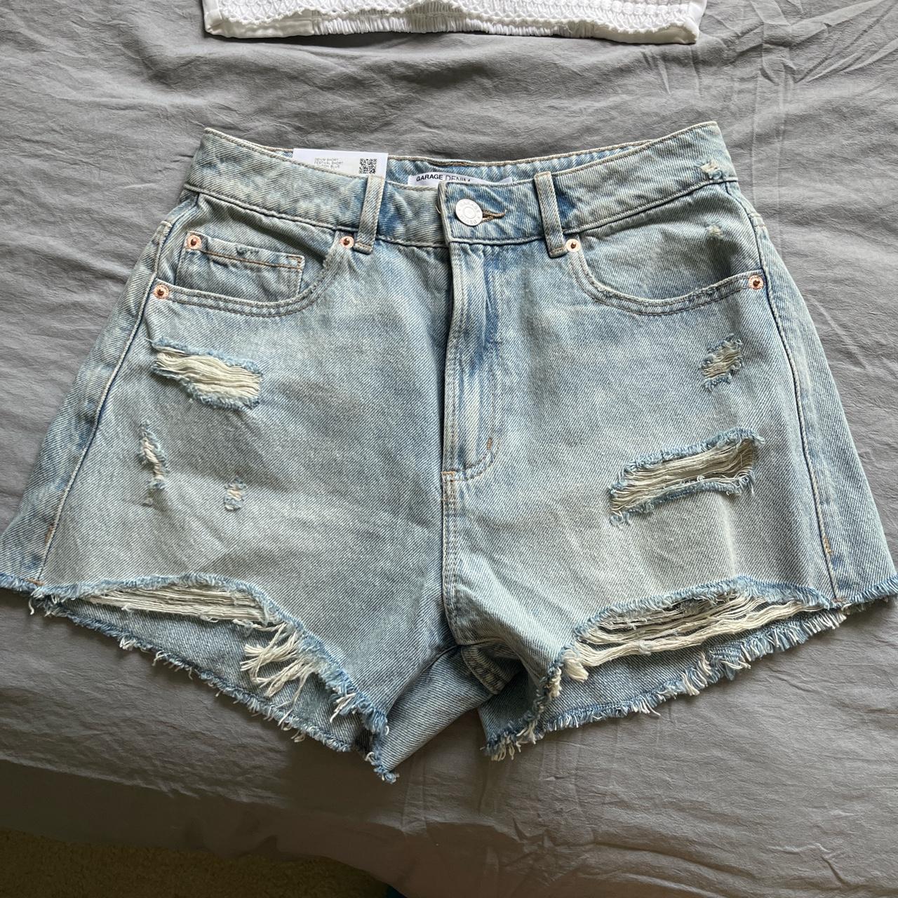 garage jean shorts –