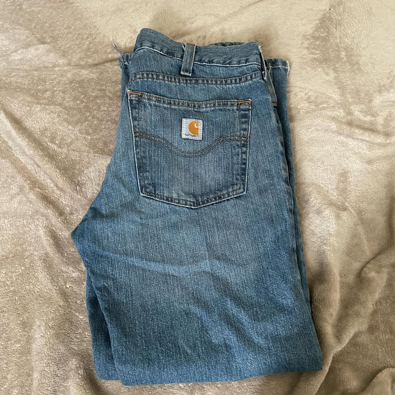 Relaxed Straight Carhartts 34x30 - Depop