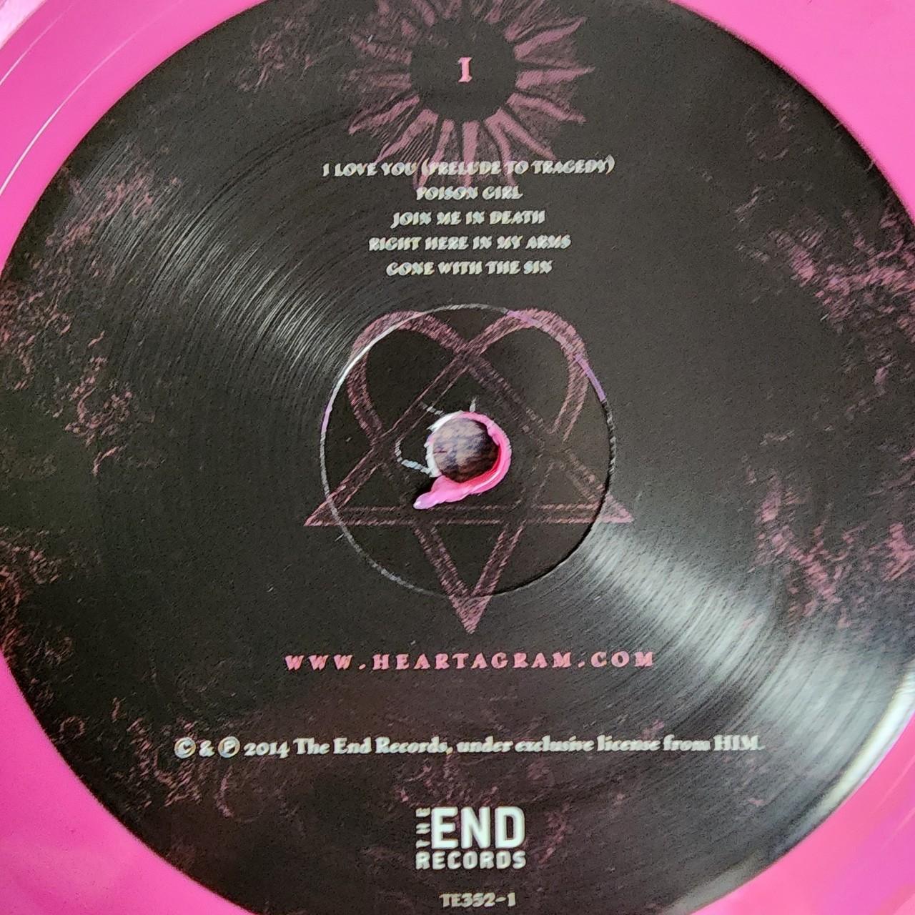 HIM - Razorblade Romance Limited Edition Pink... - Depop