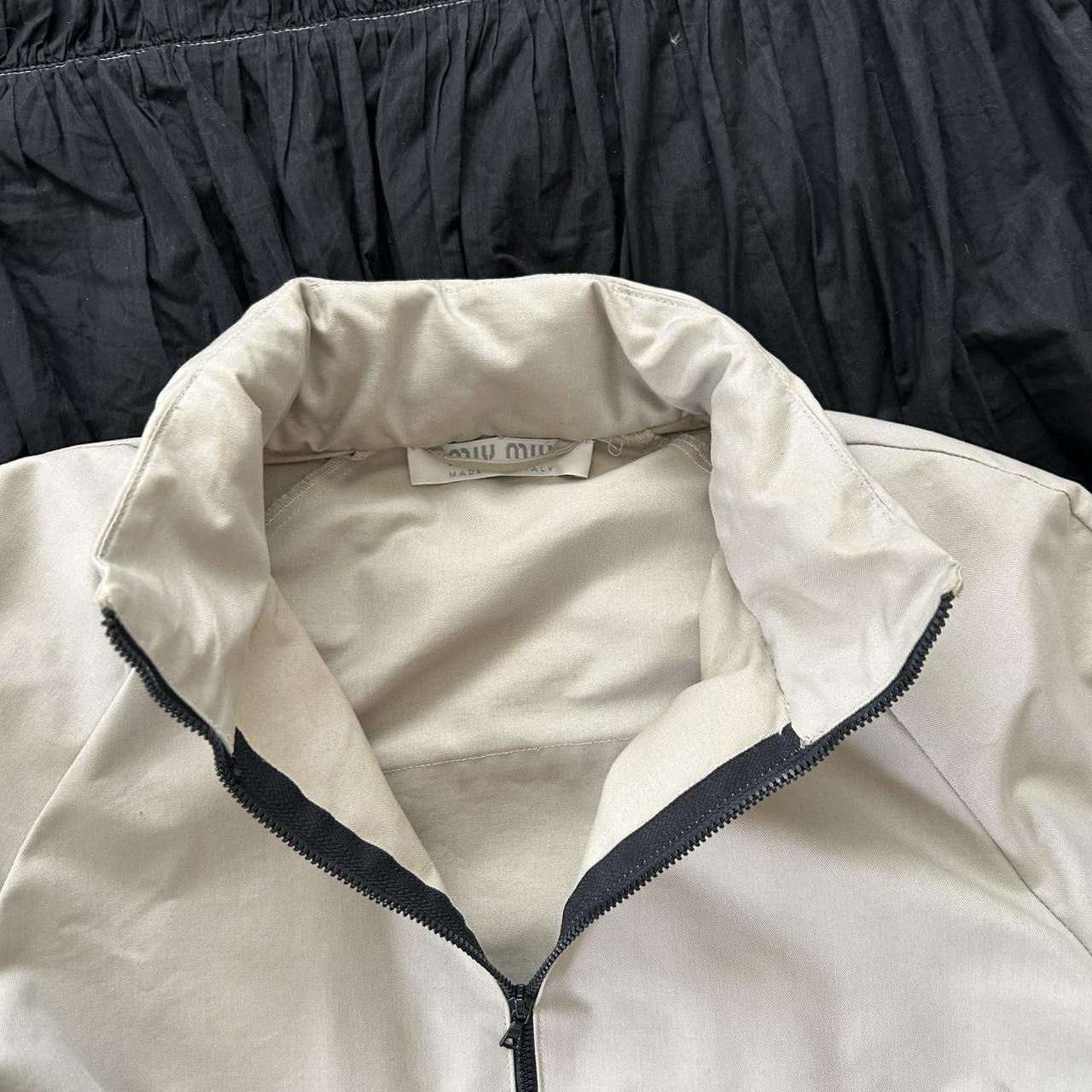 Miu Miu Women's Jacket - Cream/White – Miu Miu SS… - image 4