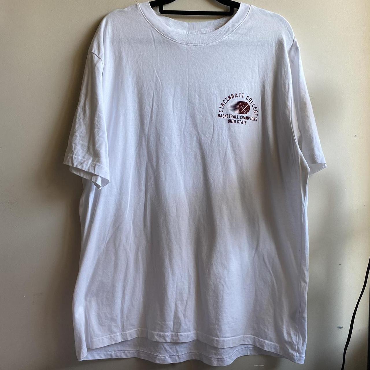 Factorie Oversized White Shirt - Cincinnati... - Depop