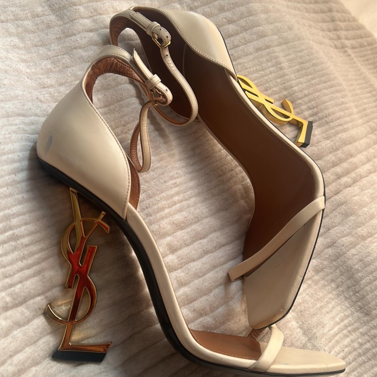 Sandale Opyum Sandale Yves St Laurent Ysl Sandals White Saint