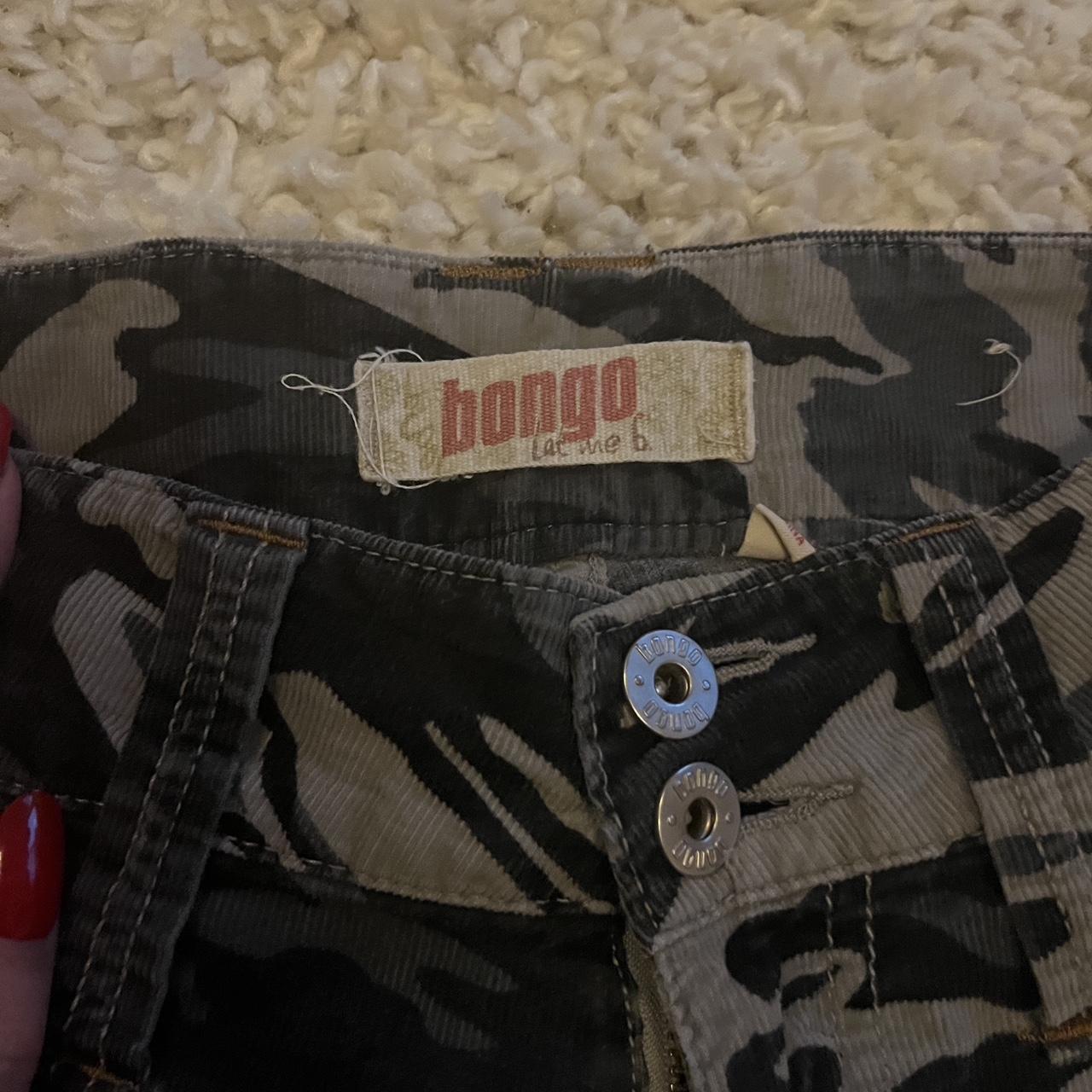 the coolest vintage bongo camo cargo pants!! -... - Depop