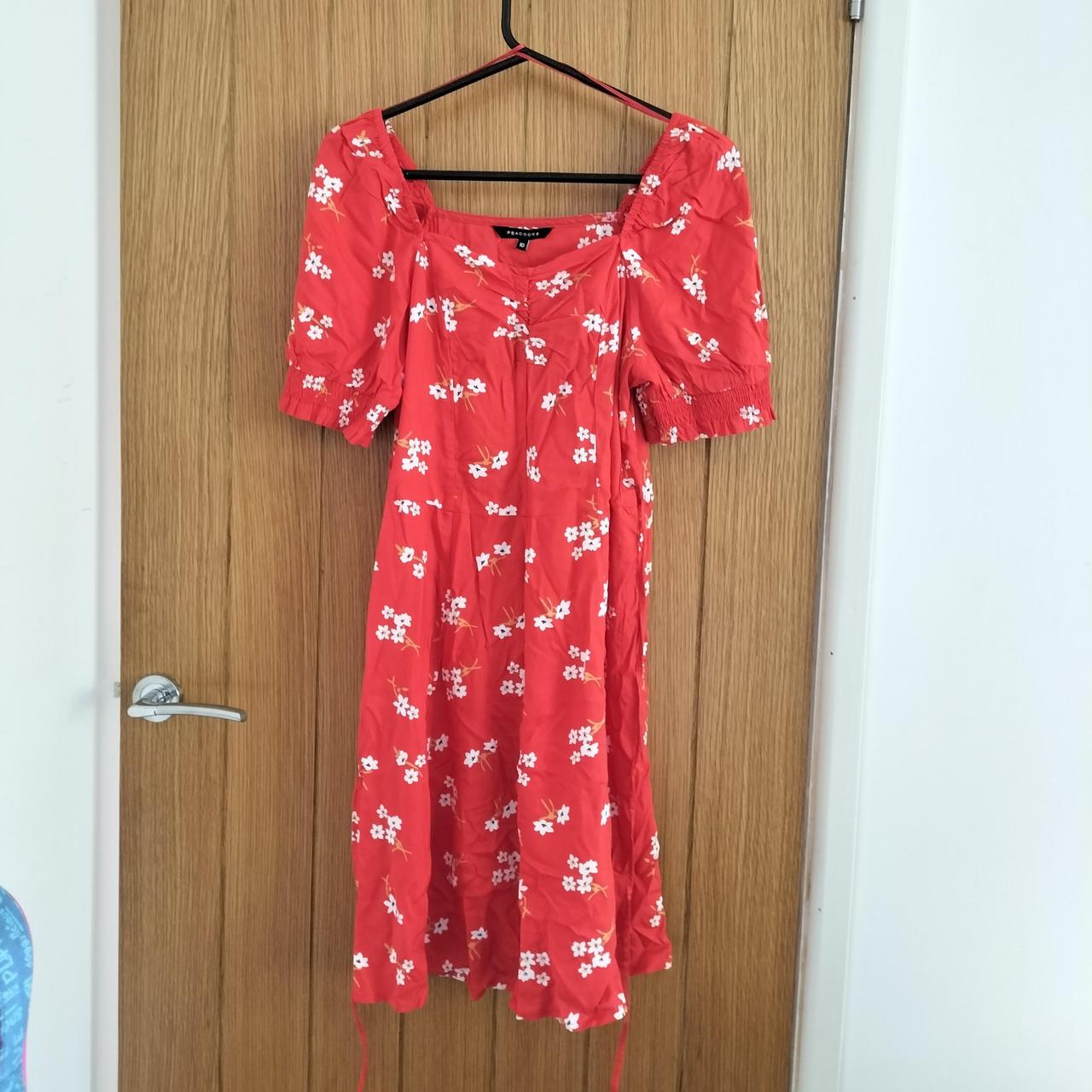 Peacocks red dress best sale