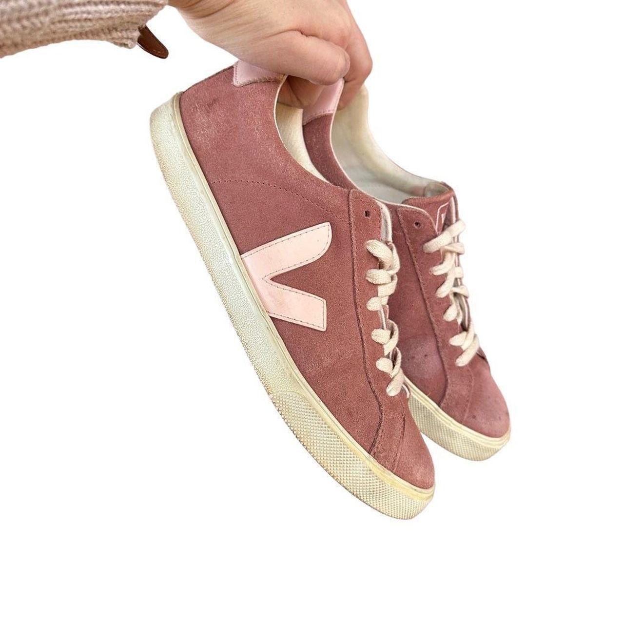 Brand Veja Features These suede lowtops are made... Depop