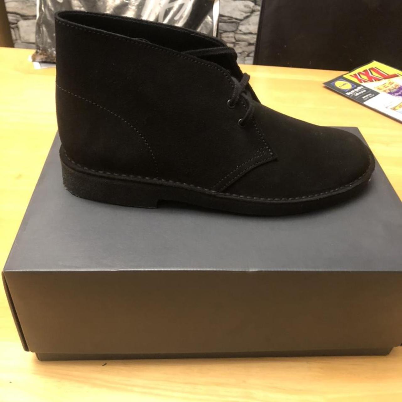 Clark’s Desert Boot UK - BLACK SUEDE. Size UK 7.... - Depop