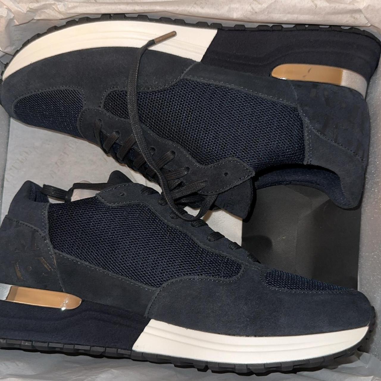 mens grey mallet trainers