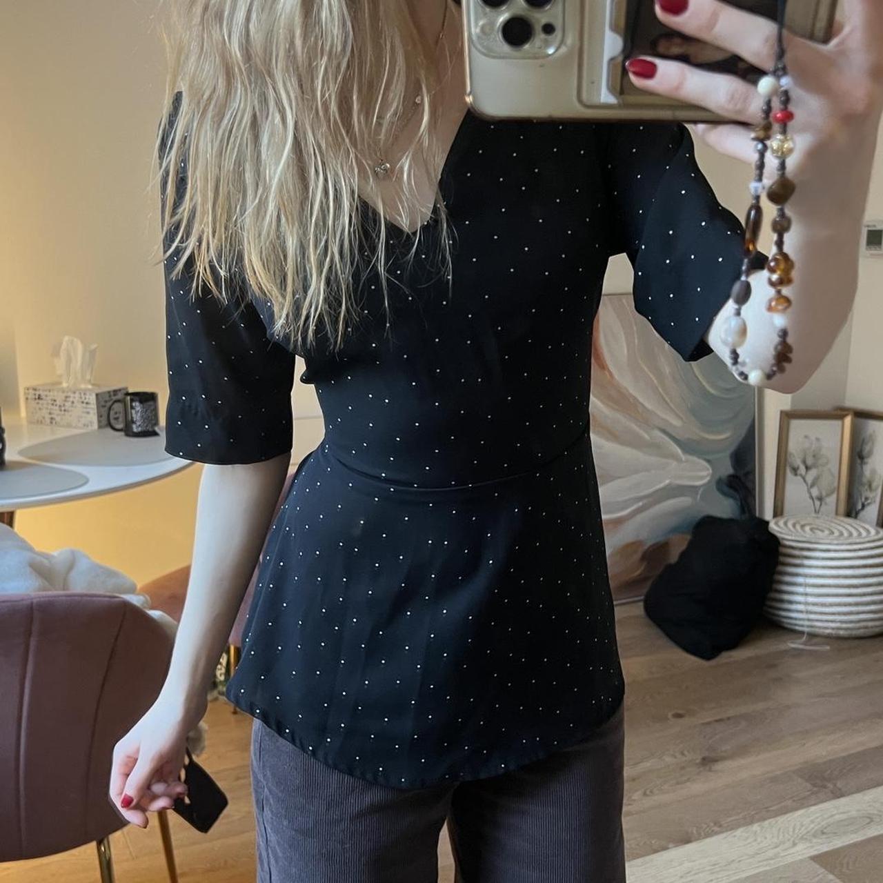 Code Bleu Women's Blouse - Black/Navy - XS – CODE… - image 2