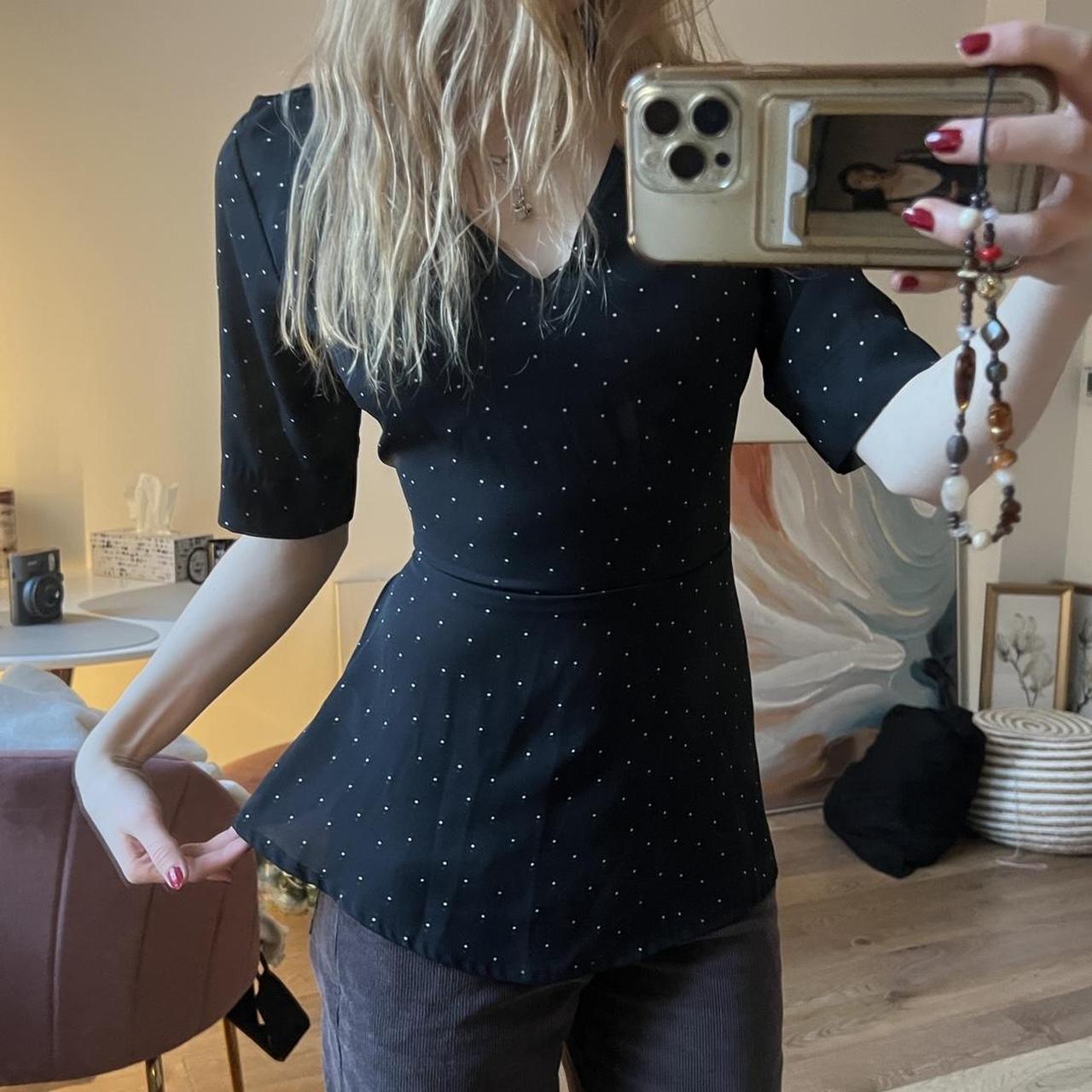 Code Bleu Women's Blouse - Black/Navy - XS – CODE… - image 3