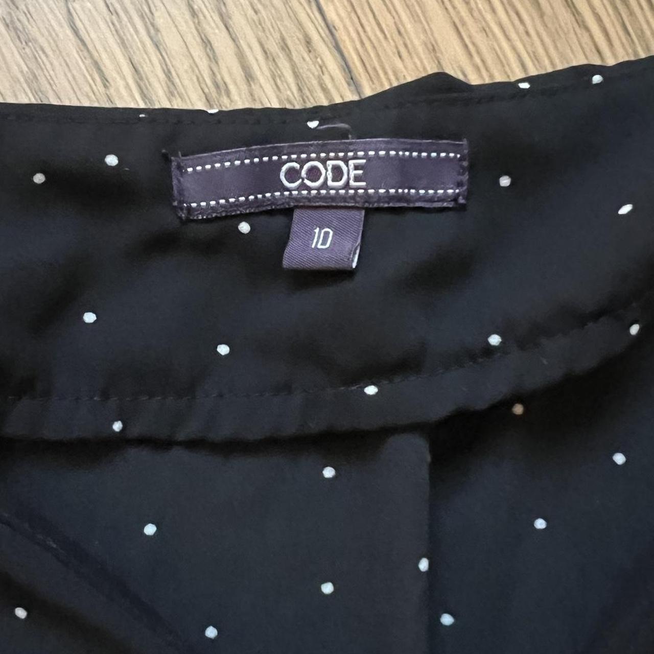 Code Bleu Women's Blouse - Black/Navy - XS – CODE… - image 6