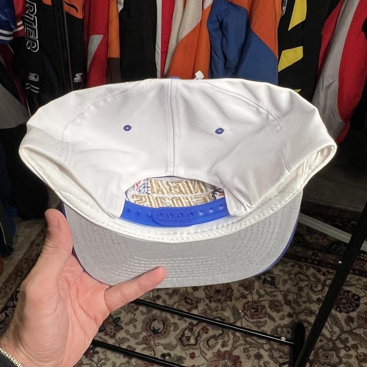 NBA Men's White and Blue Hat (2)