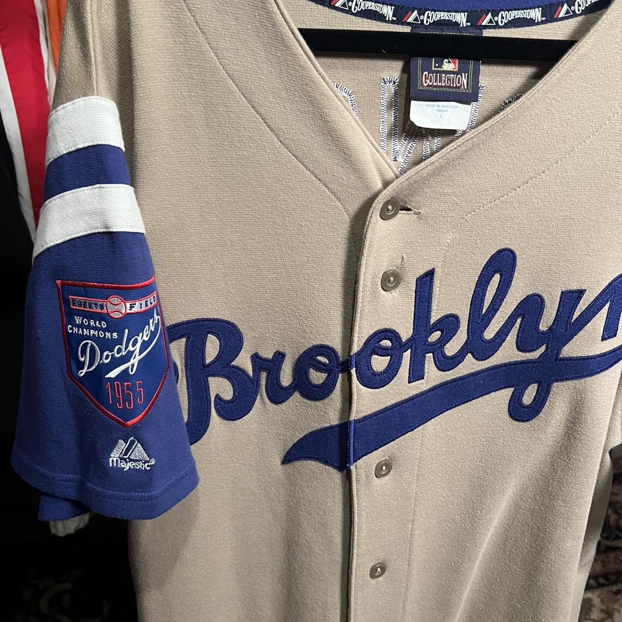 Rare Vintage Majestic Cooperstown Collection Brooklyn Dodgers