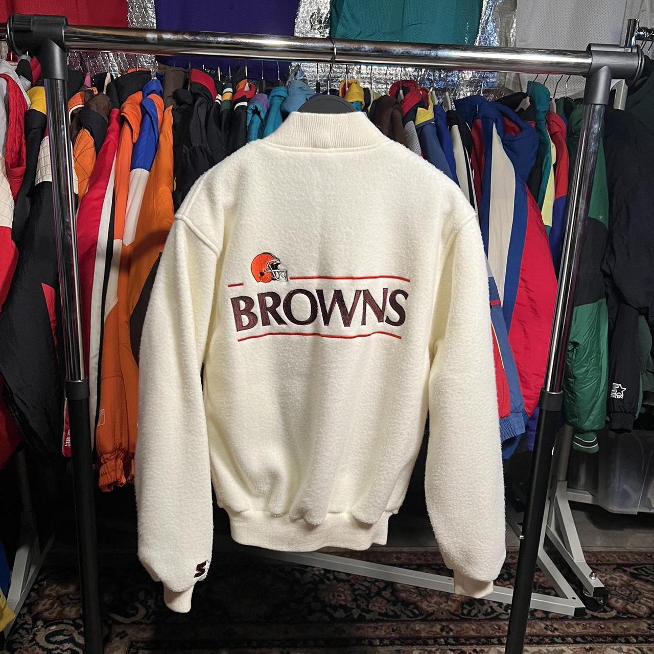 Vintage Starter Cleveland Browns Crewneck Good - Depop