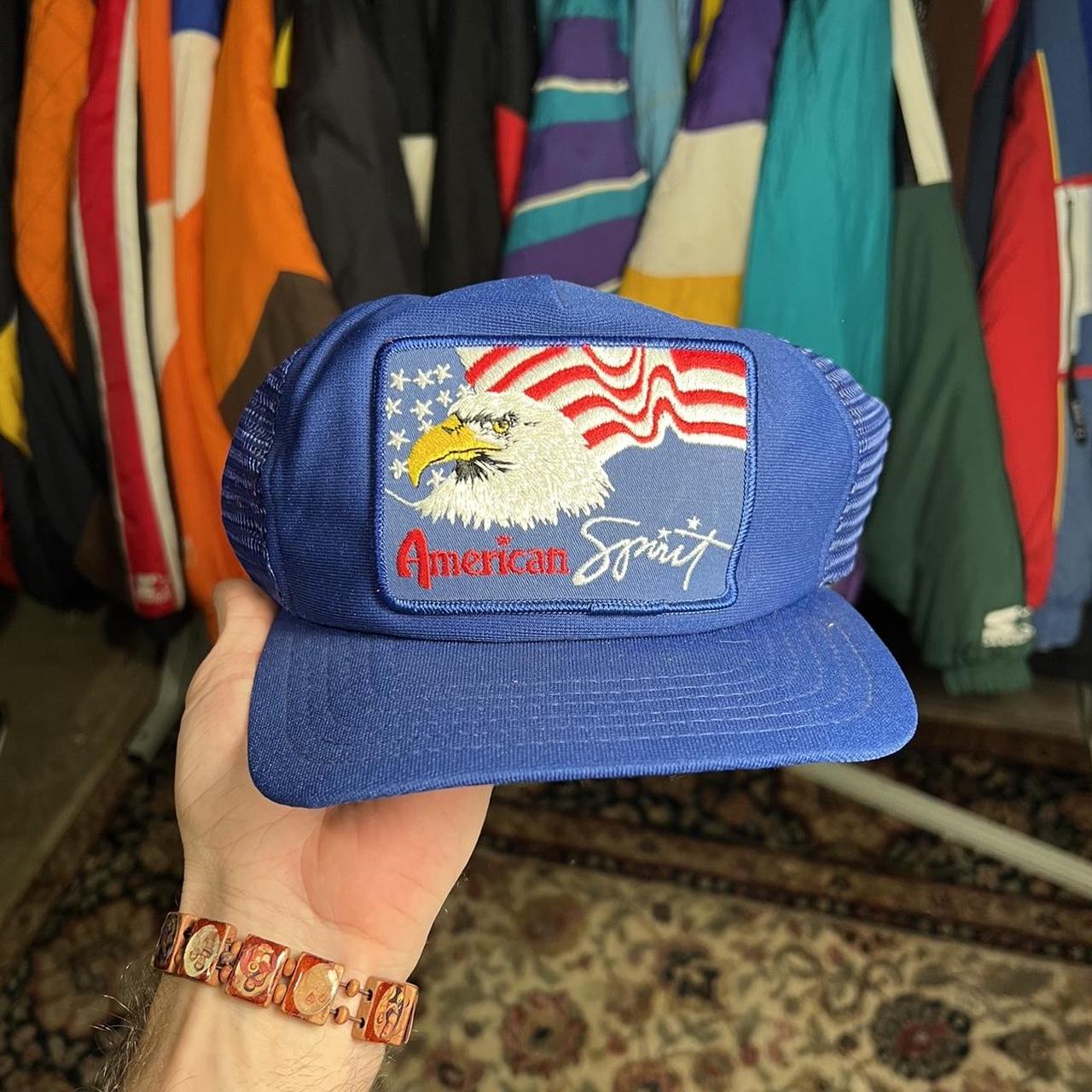 Vintage 80s New Era American Spirit Tobacco Promo... - Depop