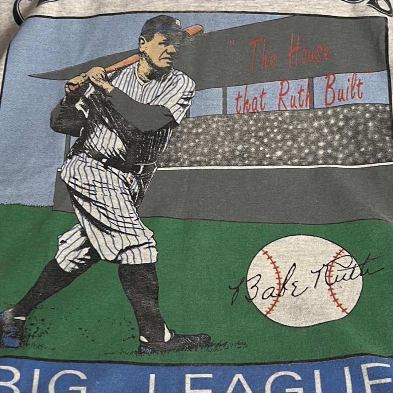 Nike Vintage Babe Ruth League T-shirt Mens Size XL Baseball 