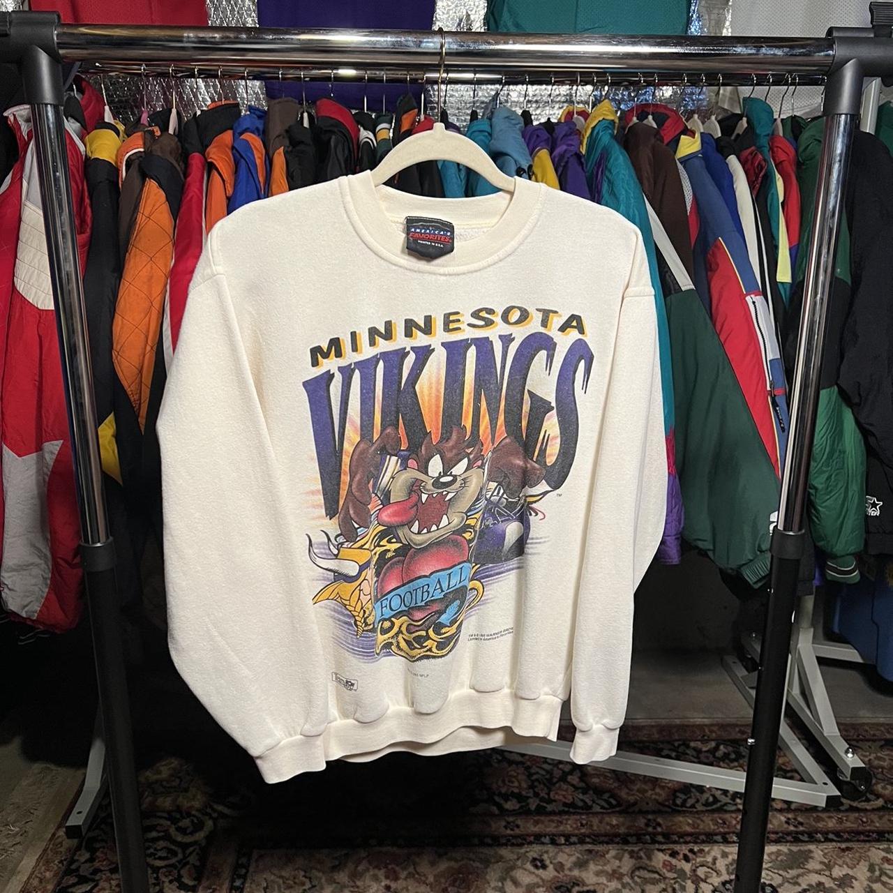 Shirts, Vintage Minnesota Vikings Looney Tunes Nfl Tshirt American  Football Team Shirt