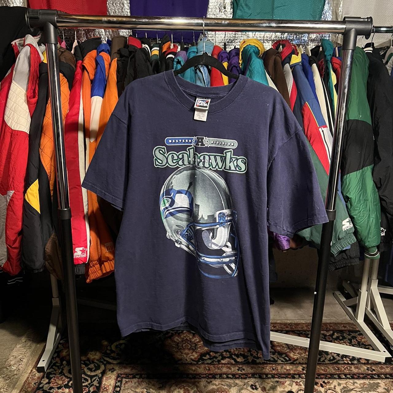 Vintage Seattle Seahawks Helmet T-Shirt