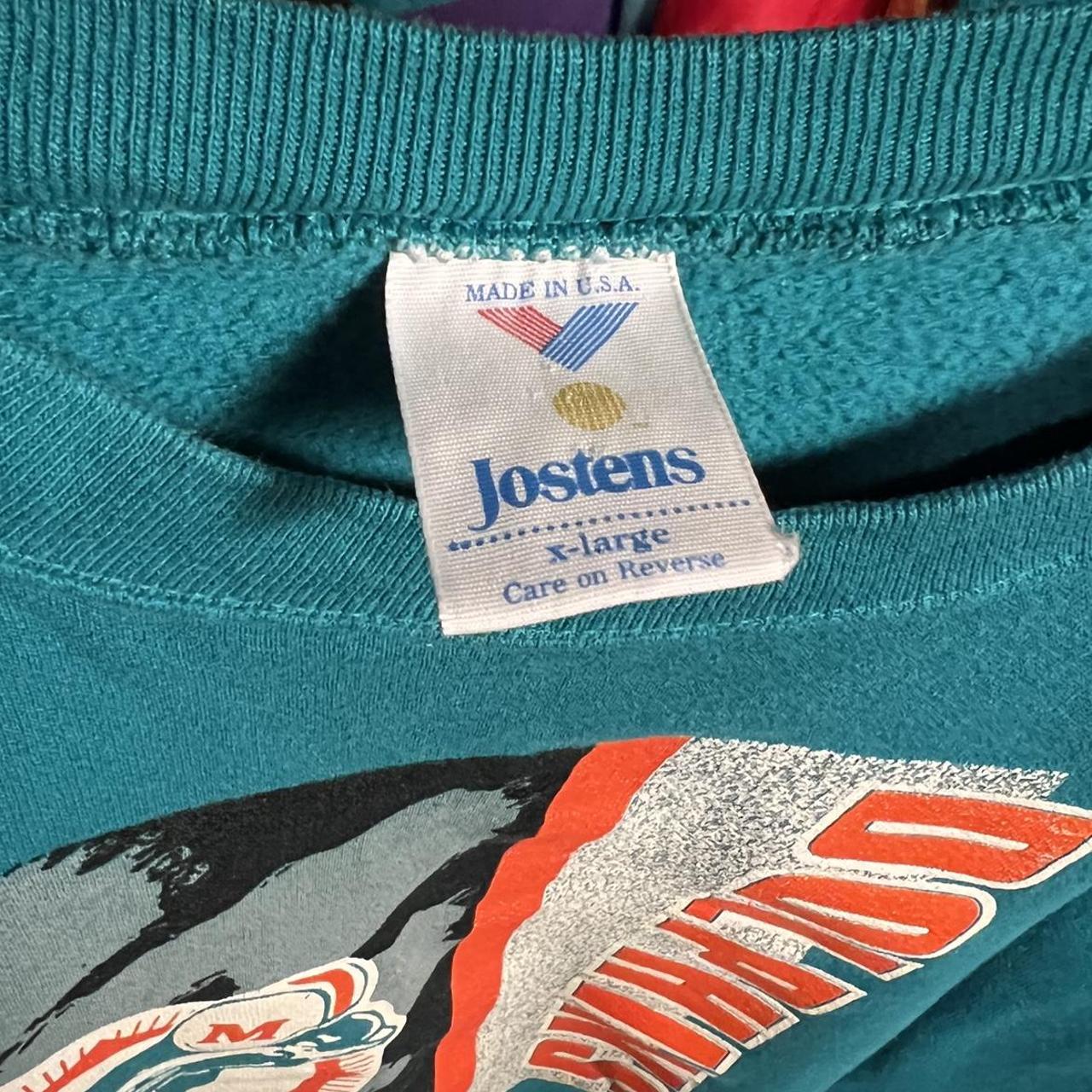 Vintage 1995 Miami Dolphins Sweatshirt Size - Depop