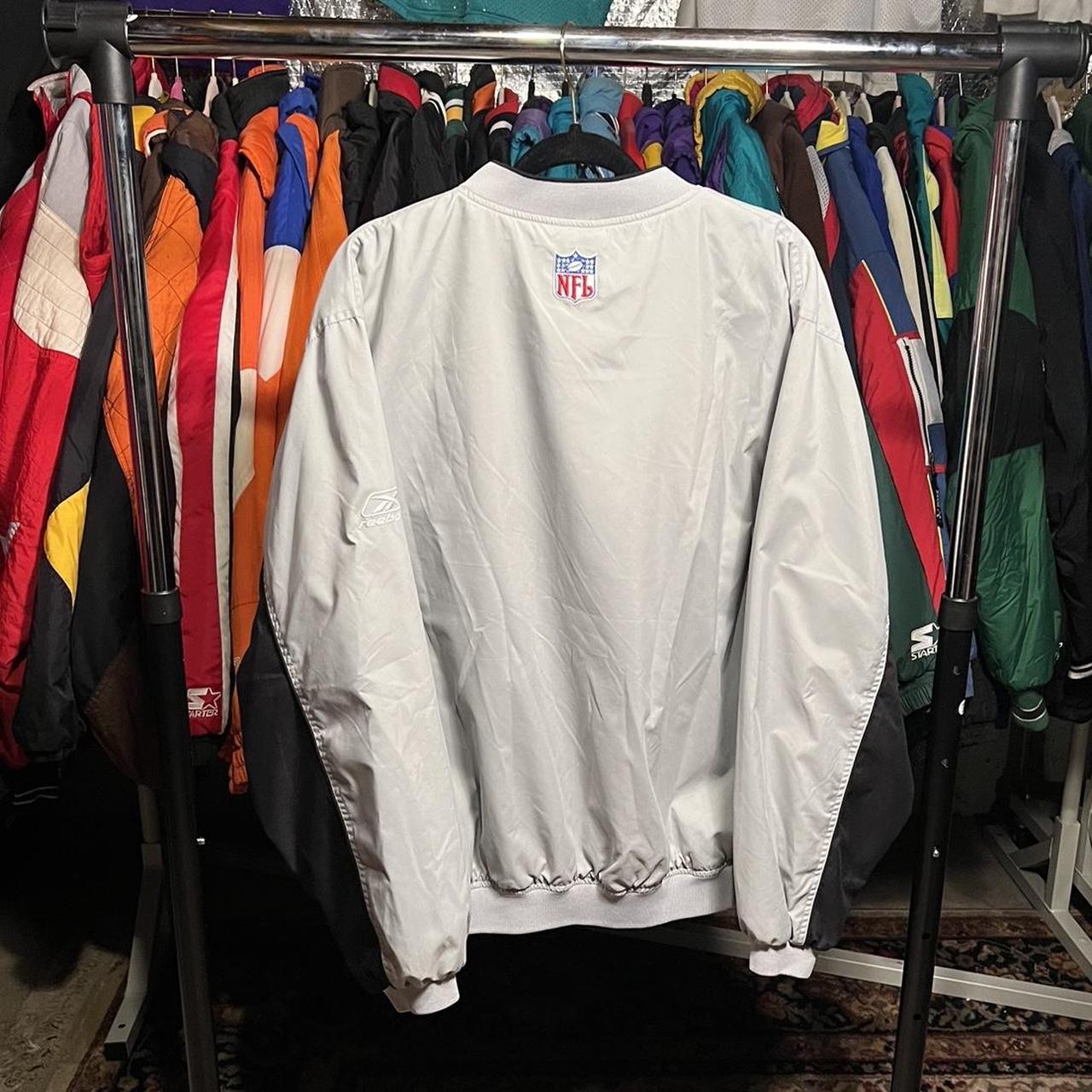 Vintage Raiders Reebok Windbreaker! Size:XL! 7/10! - Depop