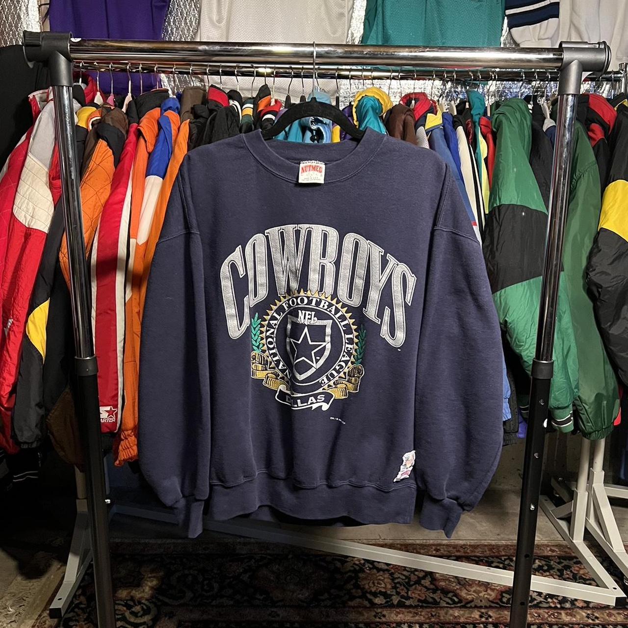 Vintage Nutmeg Dallas Cowboys Crewneck - Depop