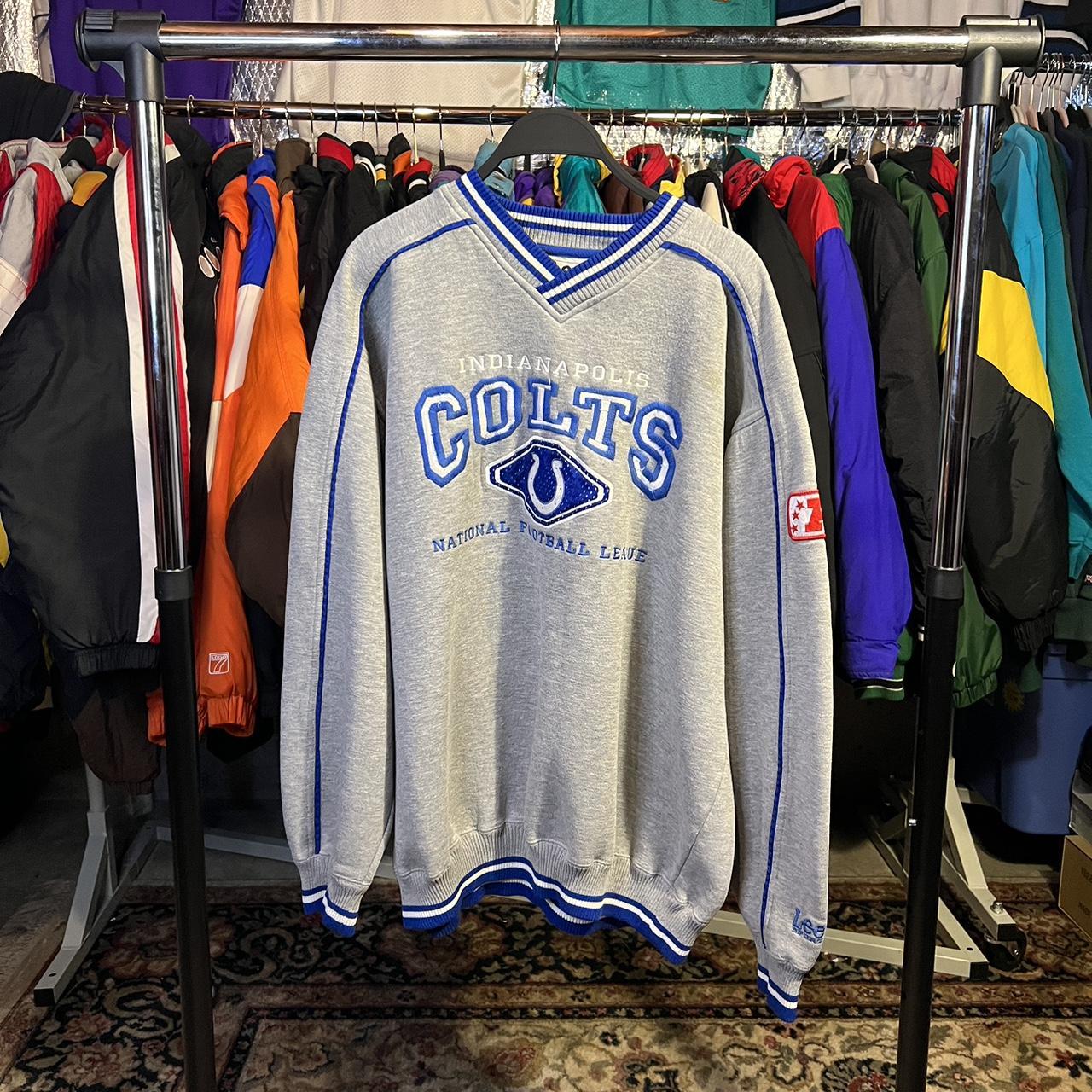 Vintage Indianapolis Colts Crewneck Sweatshirt - Depop