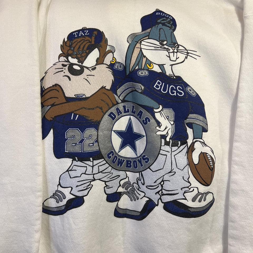 Vintage Dallas Cowboys Looney Tunes Sweater, Dallas - Depop