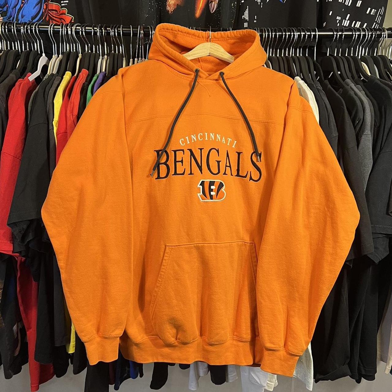 bengals embroidered sweatshirt