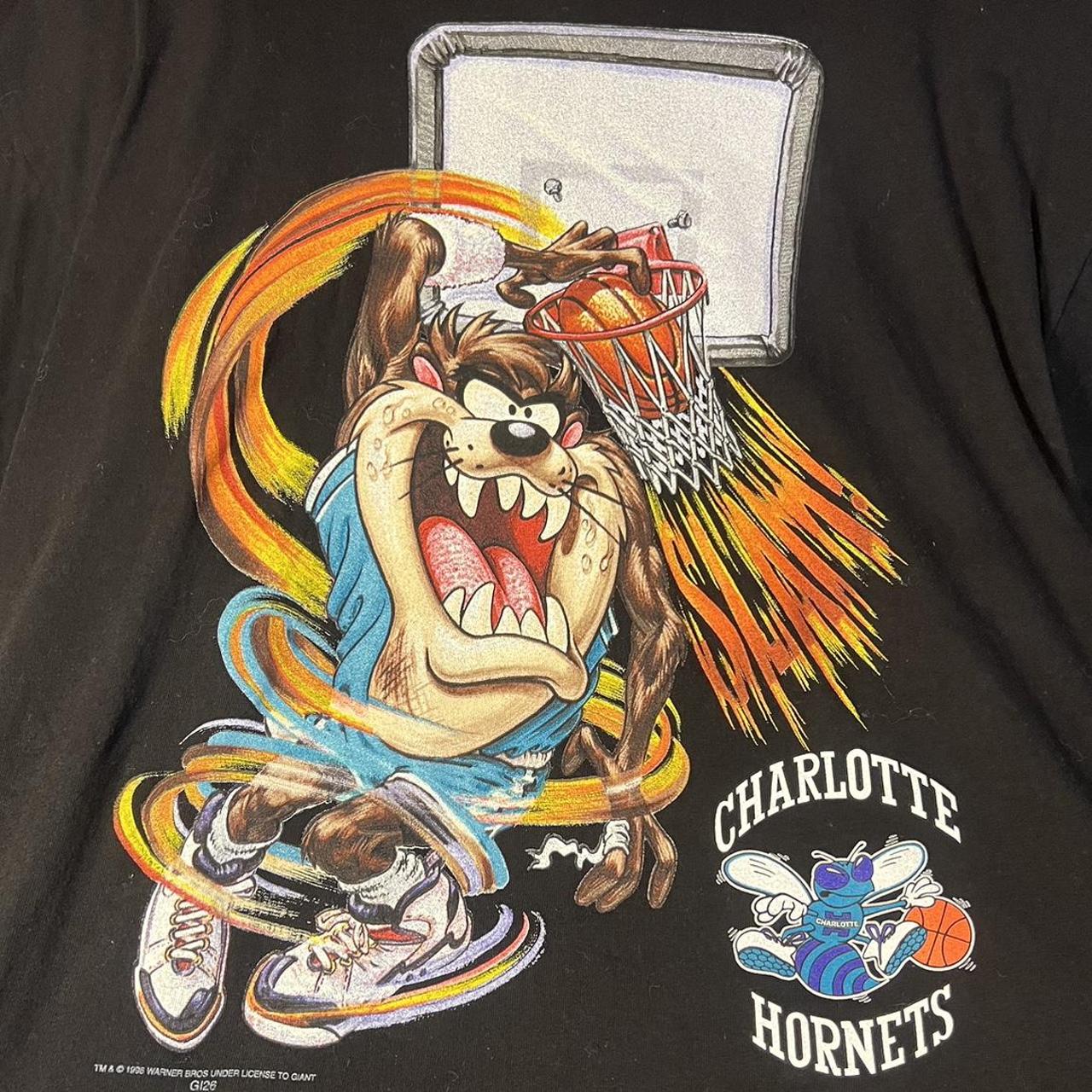 -Rare Vintage 19996 Looney Tunes Charlotte Hornets...