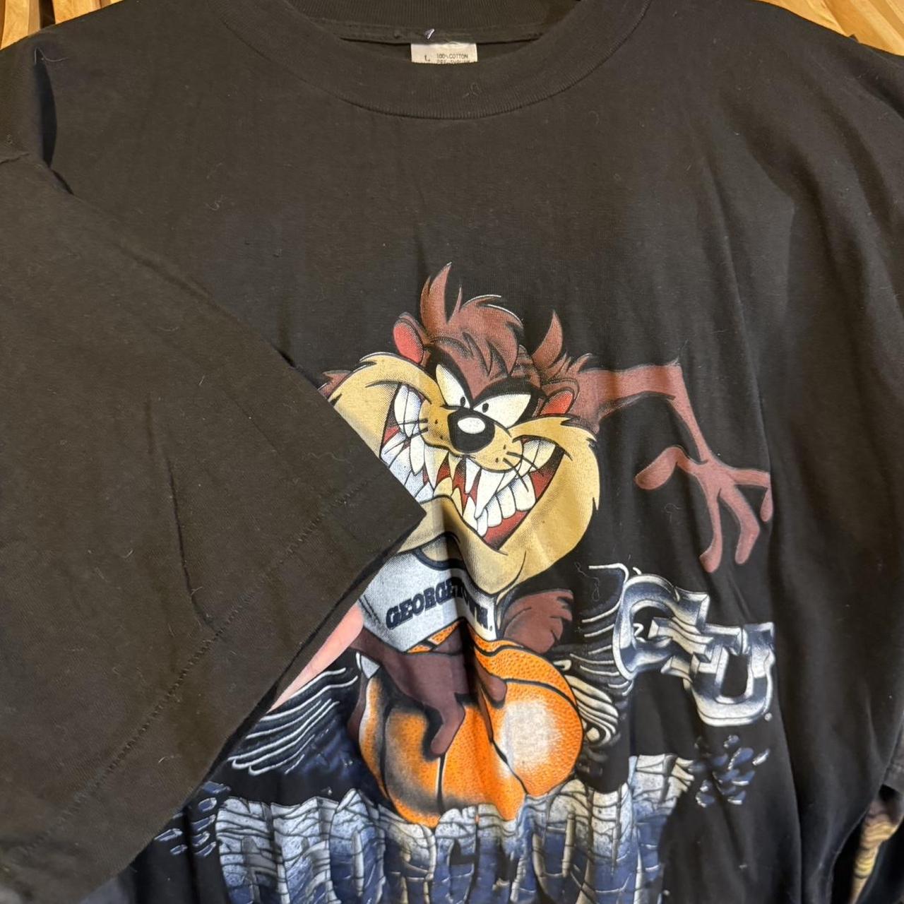 Rare Vintage 1994 Looney Tunes Taz Georgetown Hoyas | Depop