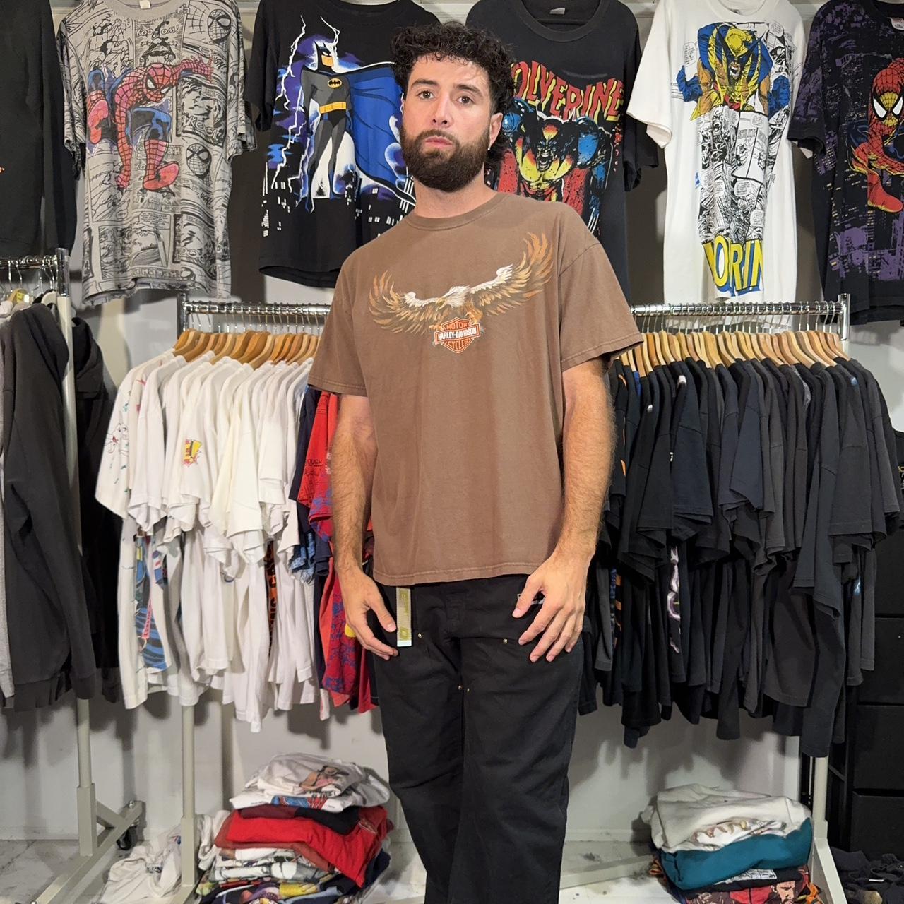 Vintage 1994 Harley Davidson “Against the Wind” | Depop