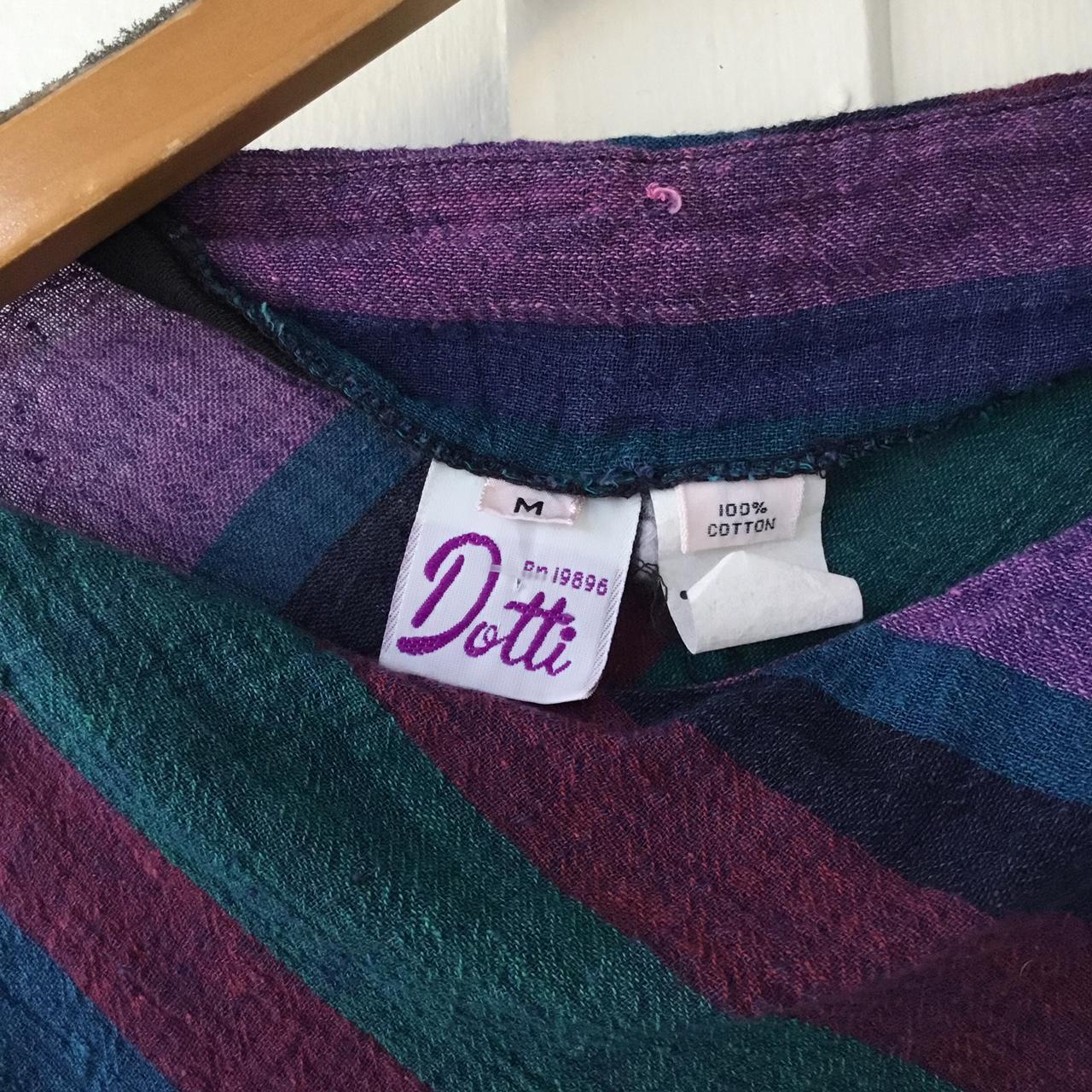 Dotti Women's Purple and Blue Shirt (2)