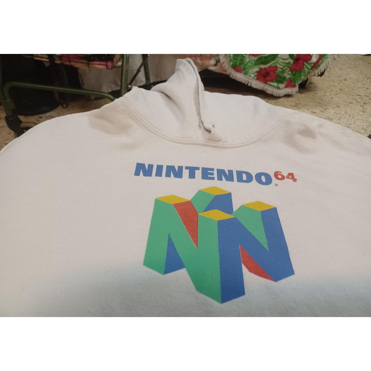 Nintendo 64 white hoodie best sale