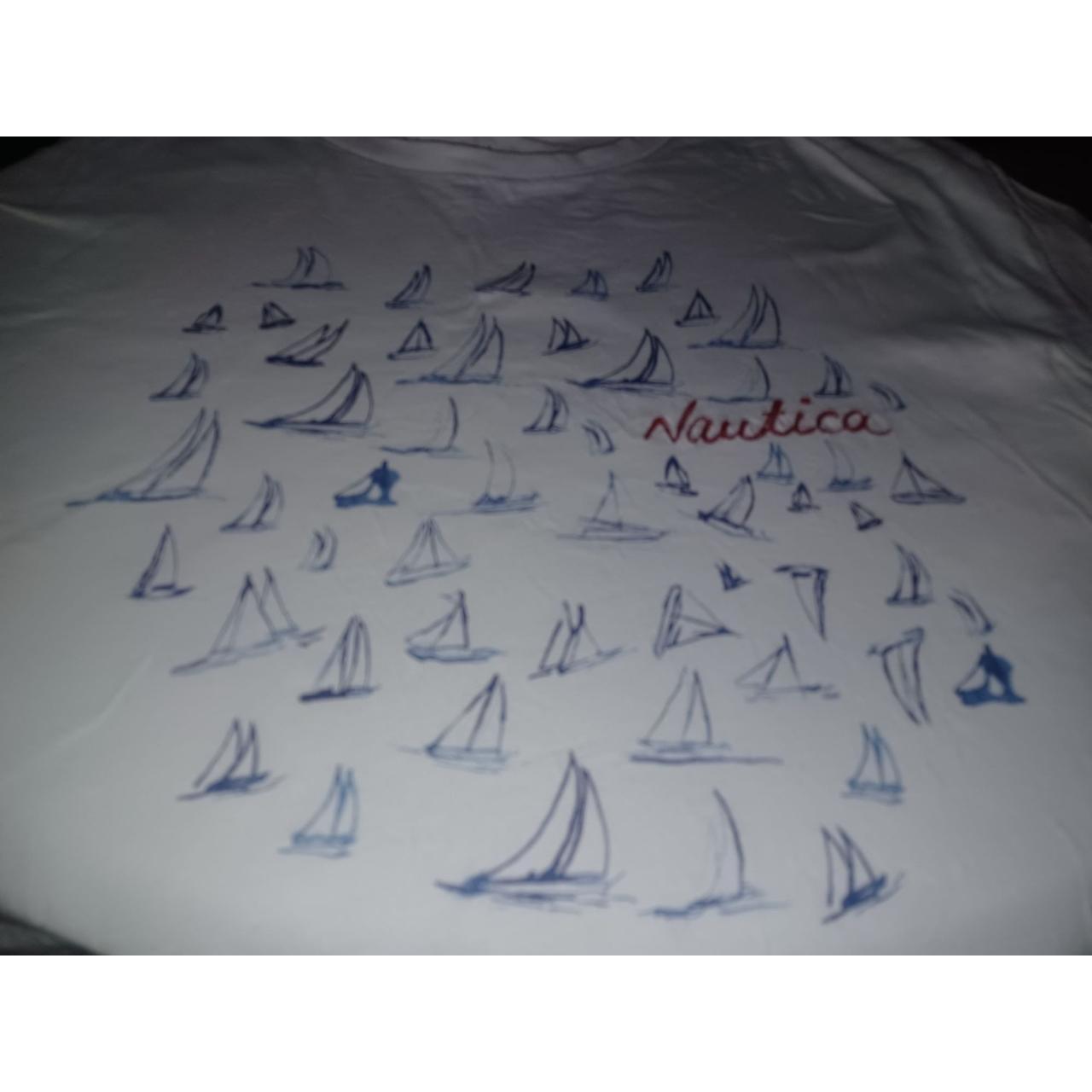 Nautica T Shirt Sailing Gear Graphic Tee Short - Depop