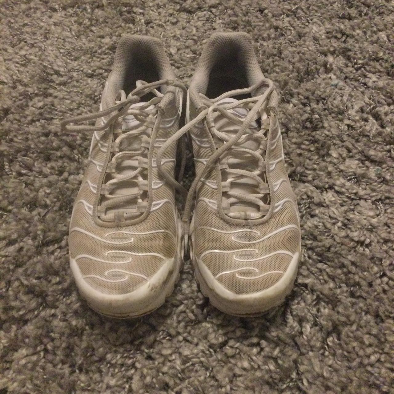 White nike tns, have been cleaned thoroughly since... - Depop