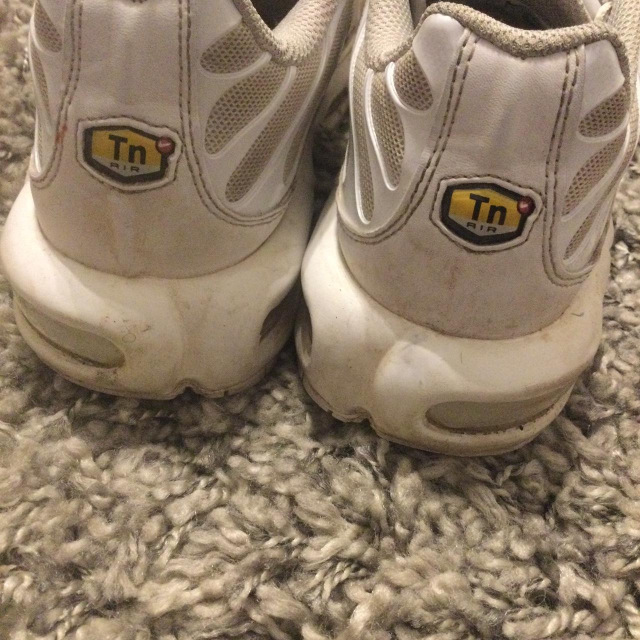 White nike tns, have been cleaned thoroughly since... - Depop