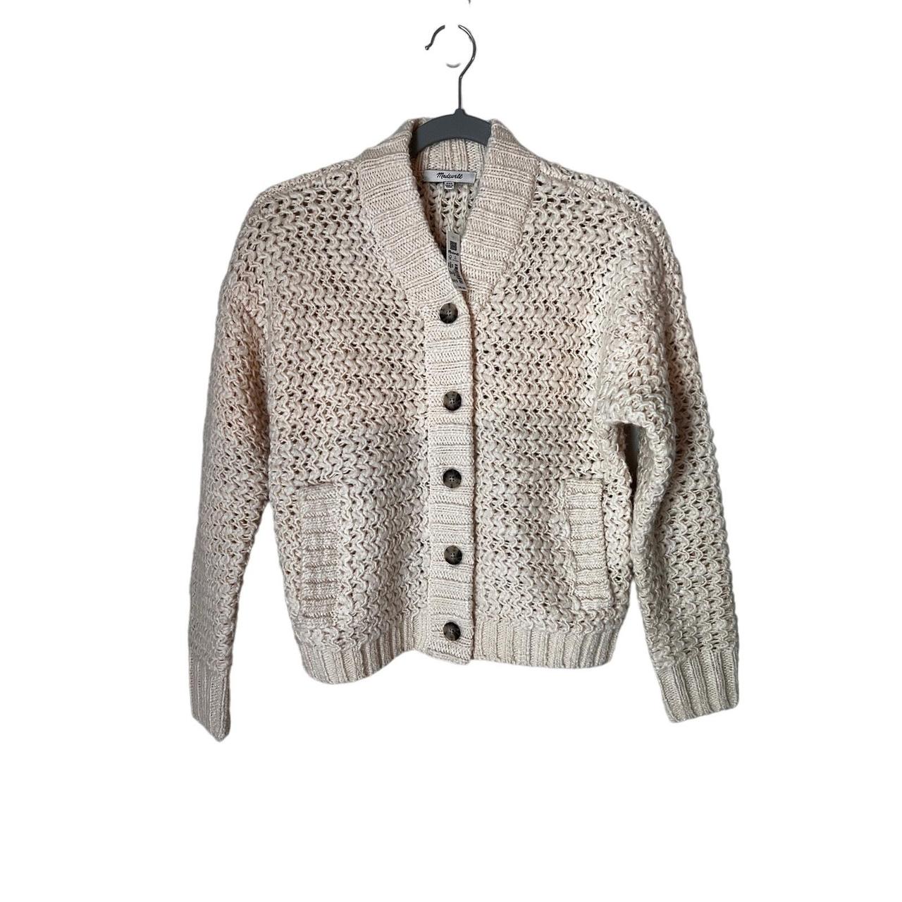 Madewell Women's Bomber Cardigan Sweater Depop