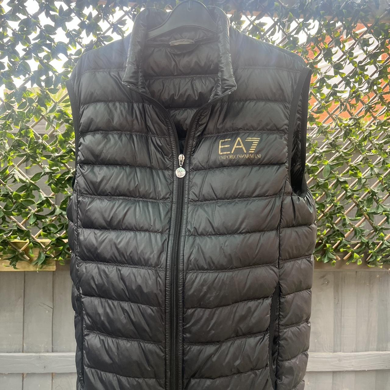 EA7 Black Gilet, perfect for the summer time! Mint | Depop