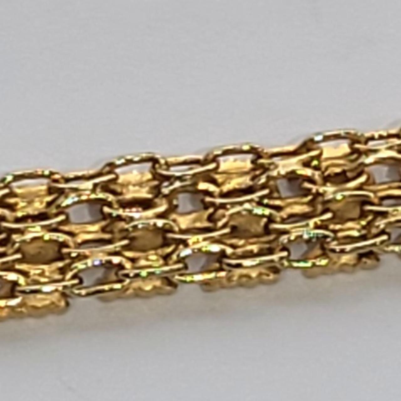 Vintage Gold Plated Bracelet Stamped JH Collected... Depop