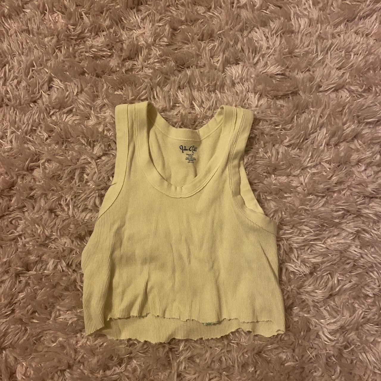 brandy melville yellow connor tank good condition... Depop