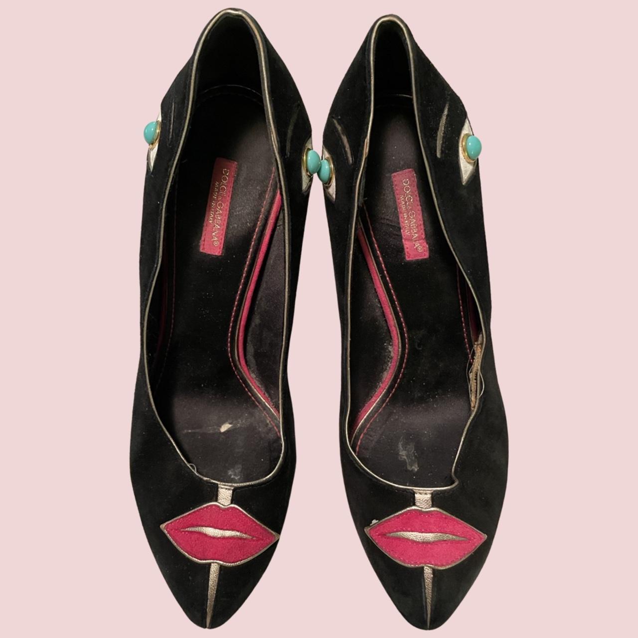 Vintage Dolce and Gabbana heels Gorgeously unique... - Depop