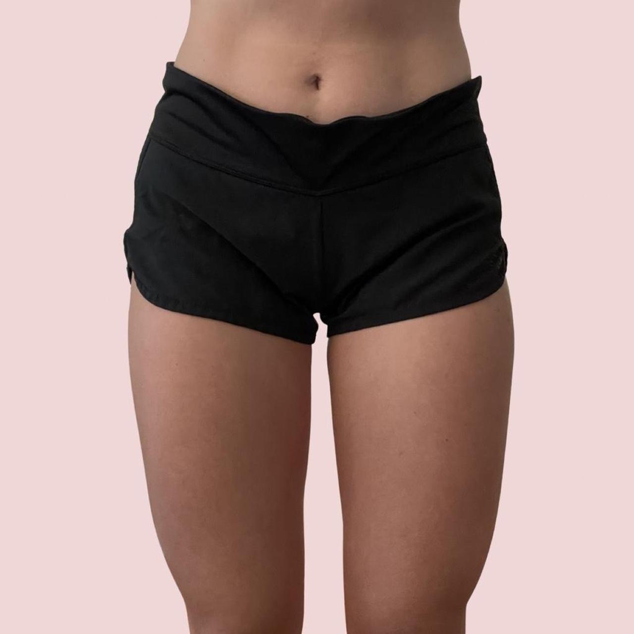 Black athletic shorts Super cute plain black - Depop