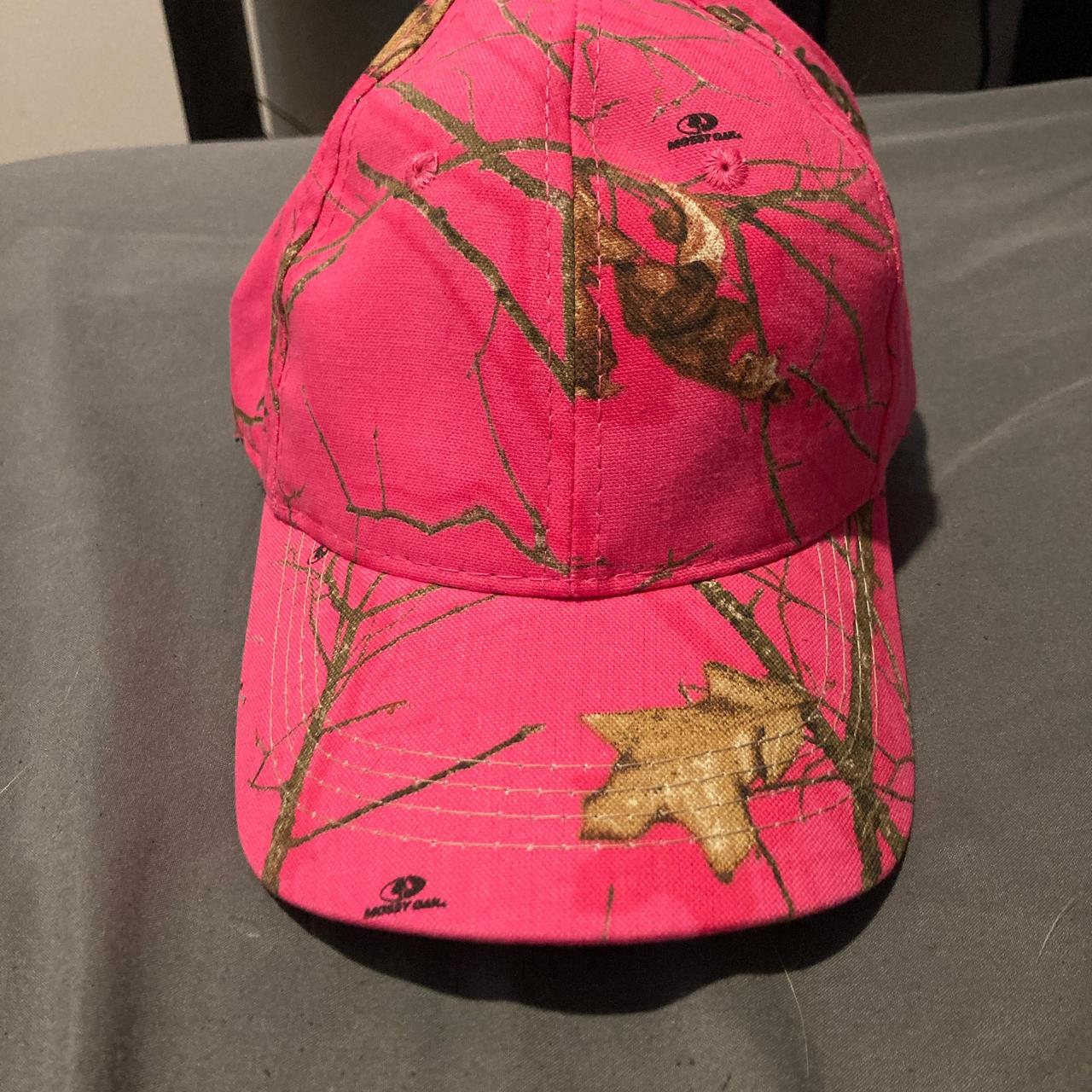 mossy oak pink hat one size fits most #mossyoak... - Depop